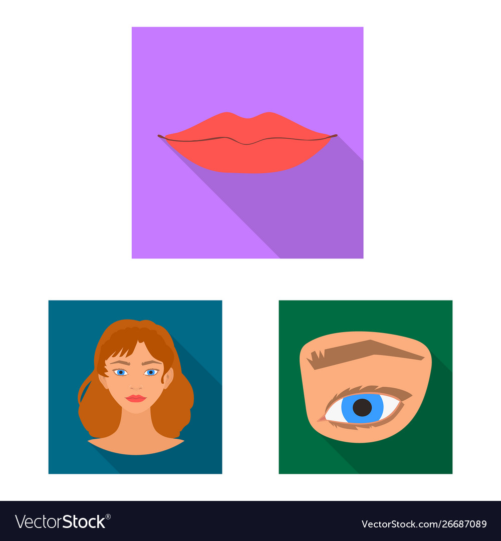 Isolated object body and part sign set