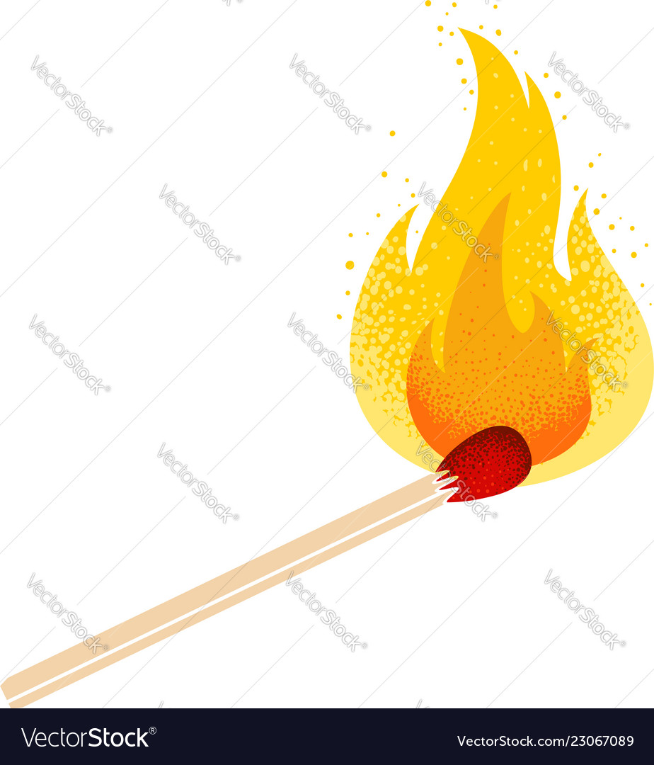 Play with fire Royalty Free Vector Image - VectorStock