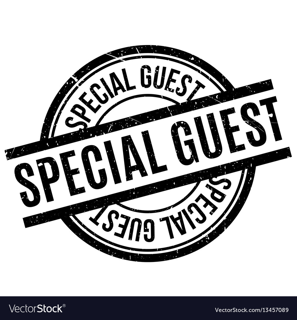 Special guest rubber stamp Royalty Free Vector Image