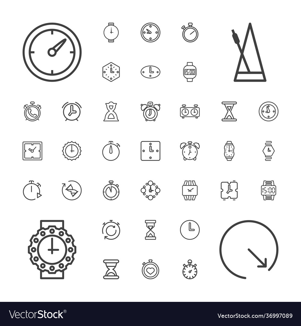 Timer icons