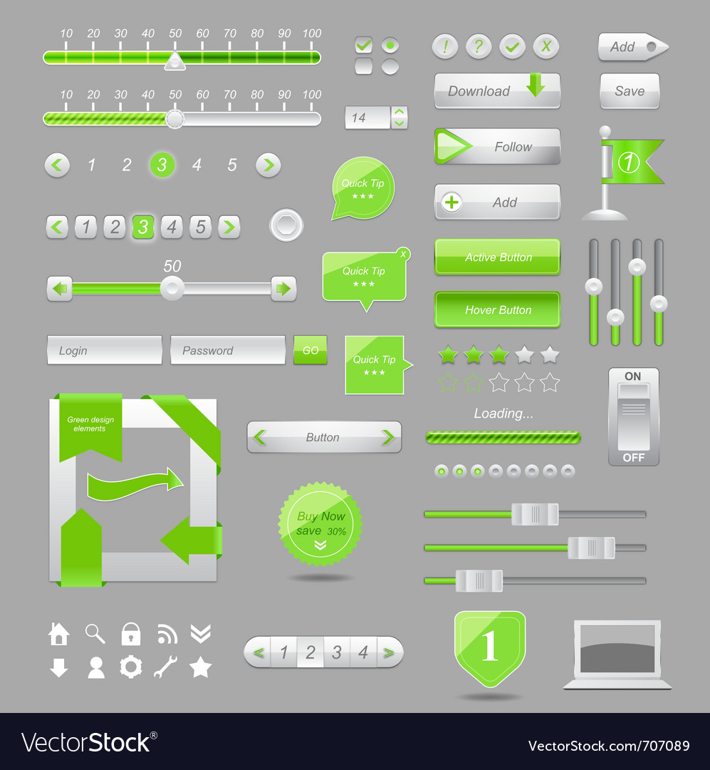 Website UI Elements