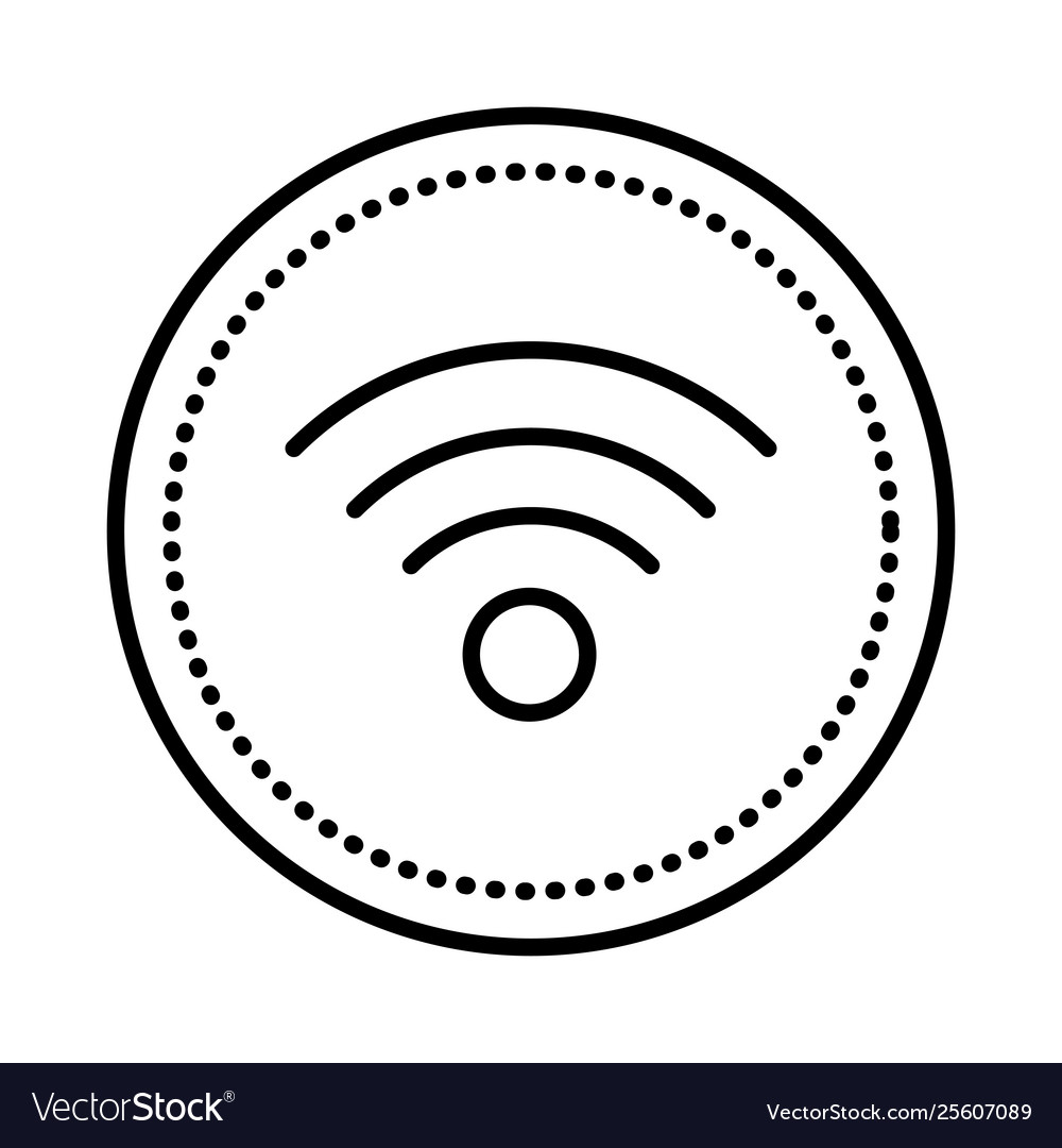 Wifi waves signal isolated icon