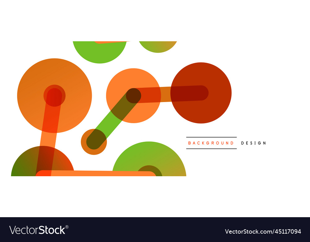 Abstract background round dots connected by lines Vector Image Abstract background round dots connected by lines