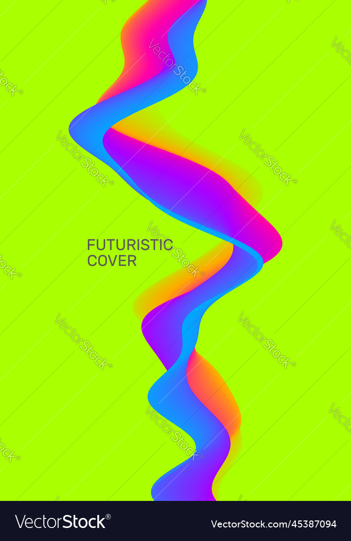 Abstract wavy background dynamic effect