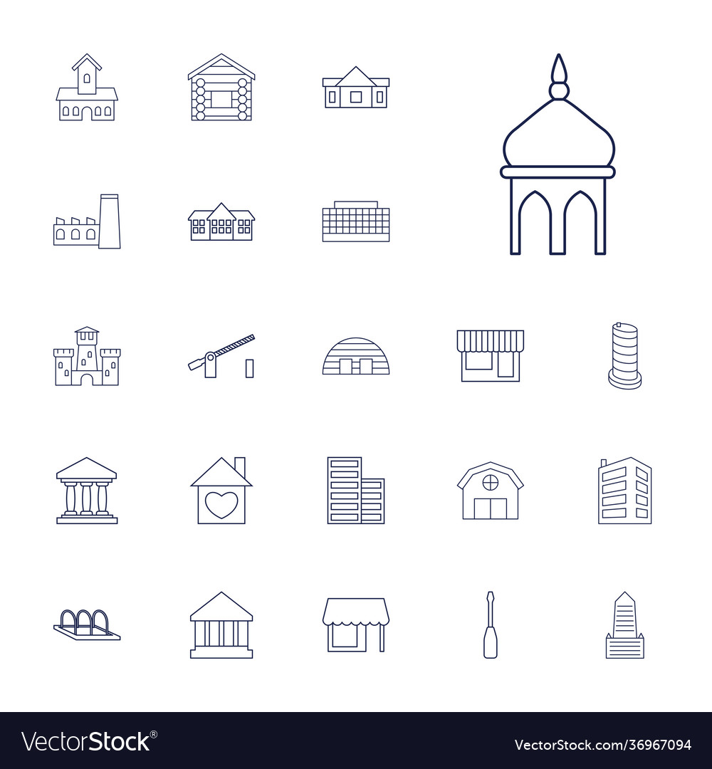 Building icons