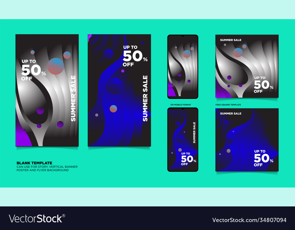 Colorful abstract fluid gradient pattern