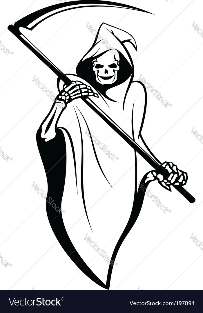 Death sign Royalty Free Vector Image - VectorStock