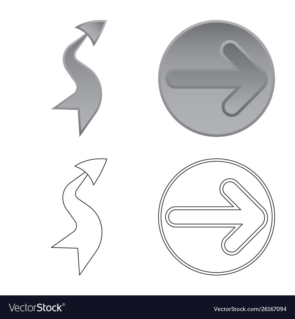 Design element and arrow symbol set