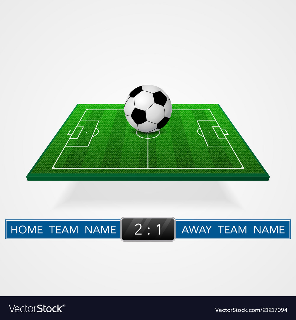 Football pitch background Royalty Free Vector Image