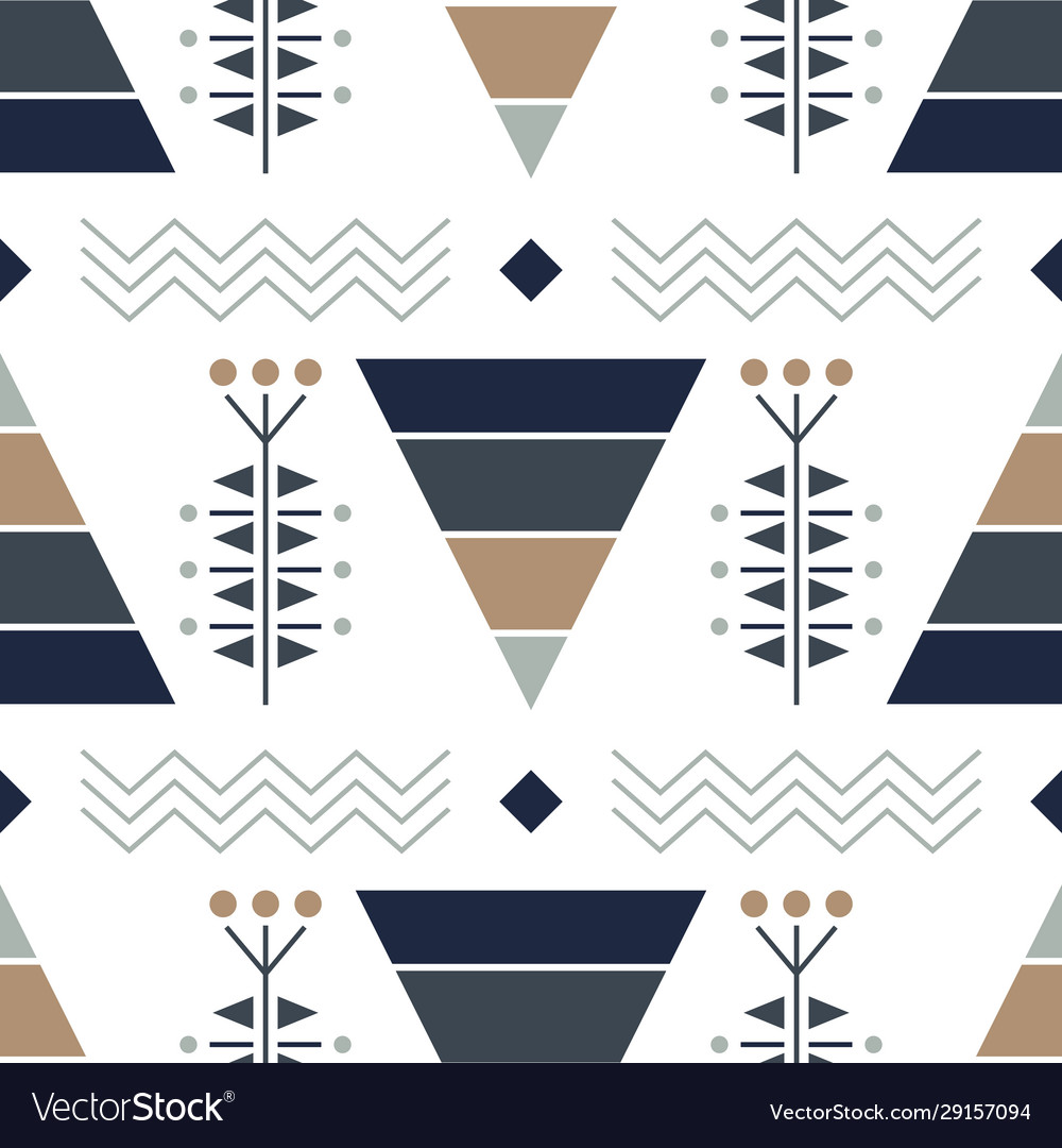Geometric Triangular Pattern