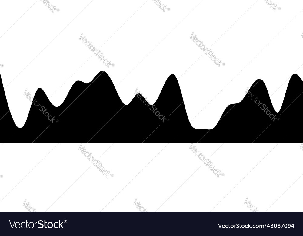 Hilly bumpy mountain shape background
