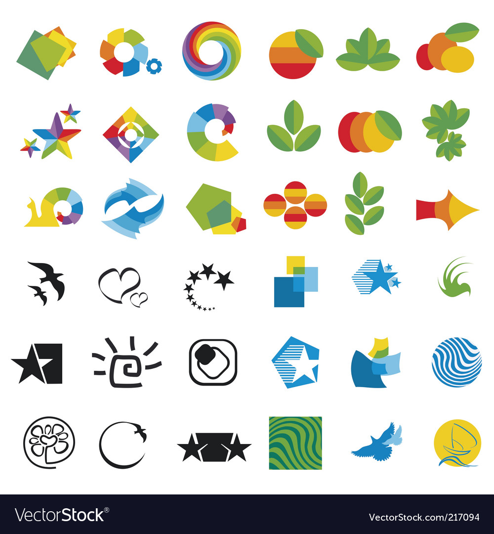 Modern Icon Set – Abstract Elements