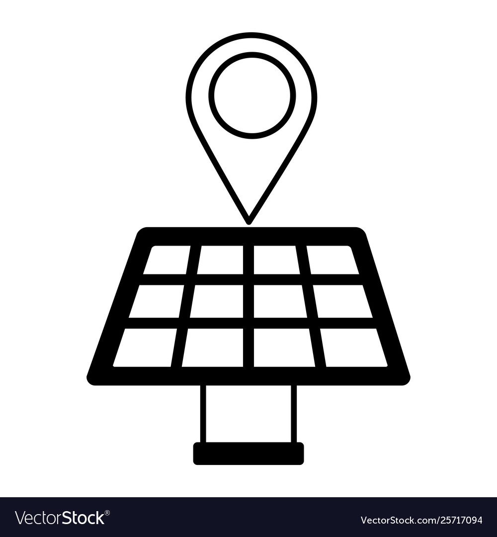 Navigation pointer solar panel