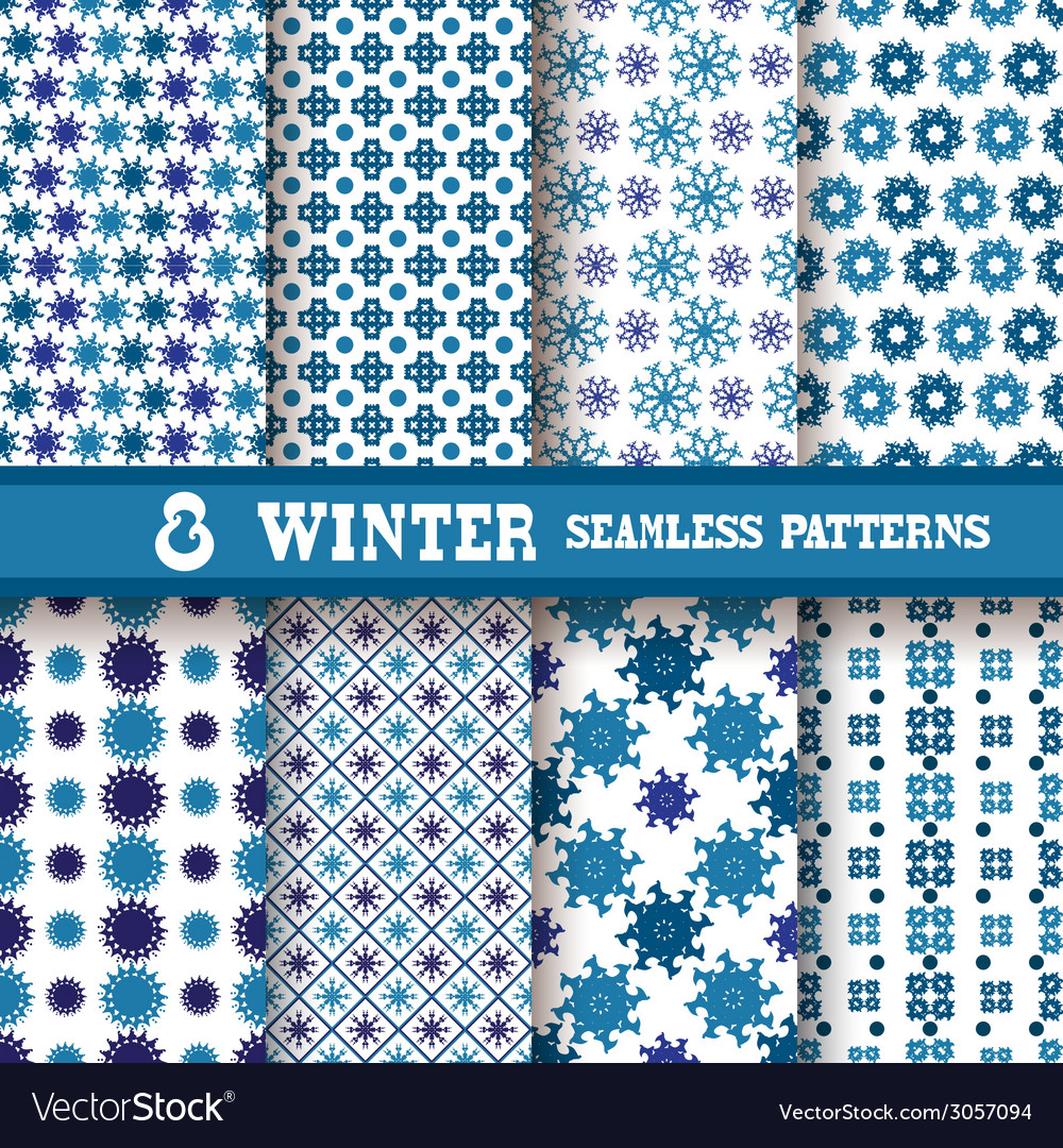 Seamless patterns set