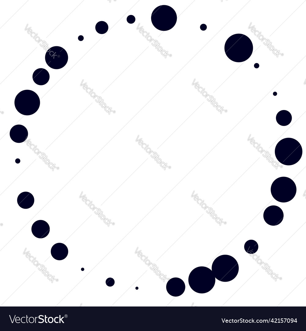 Squares random scattered shapes element