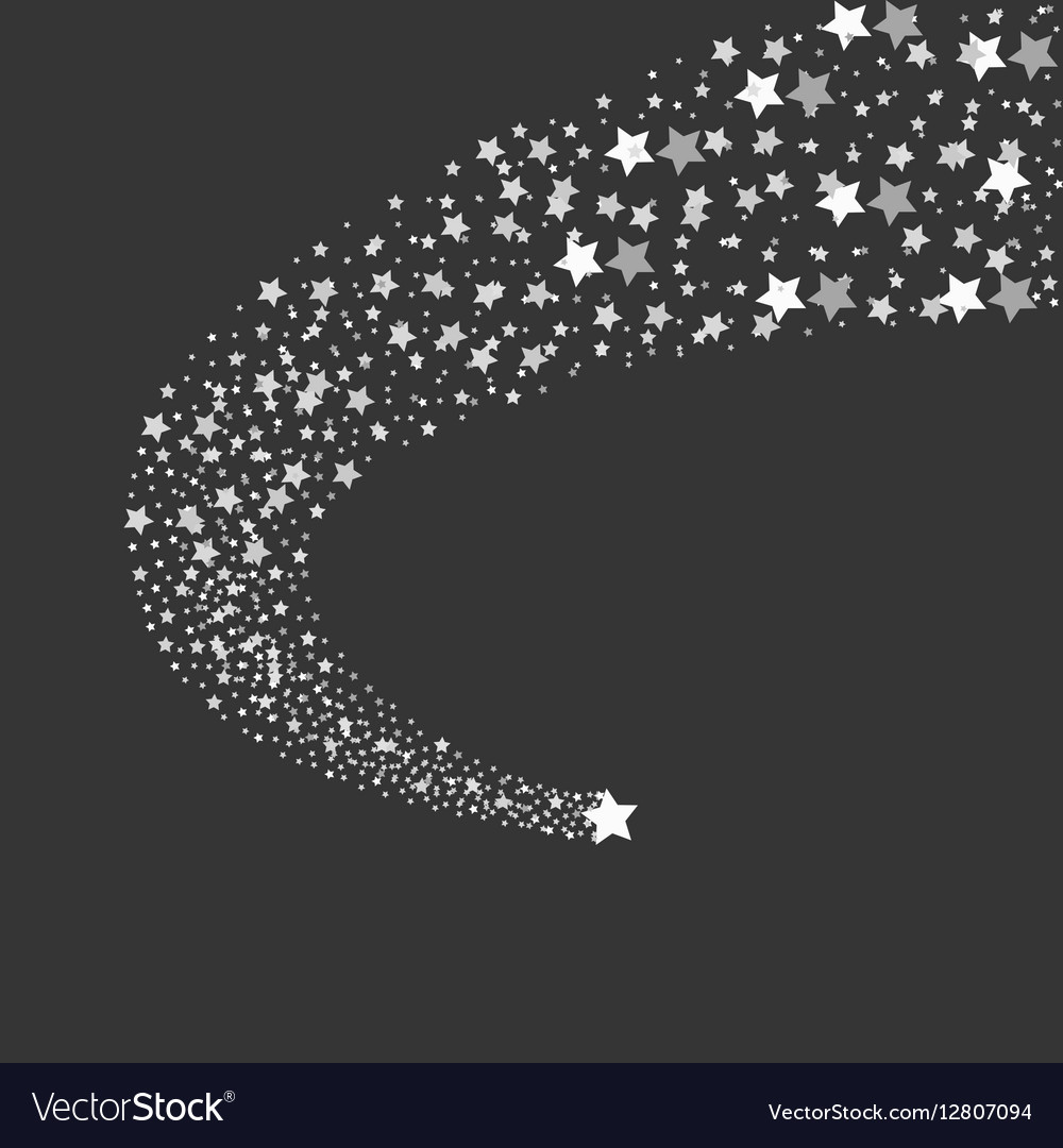 White Shooting Stars - Sparkling Night