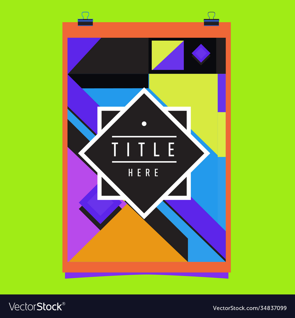 Abstract colorful geometric pattern background