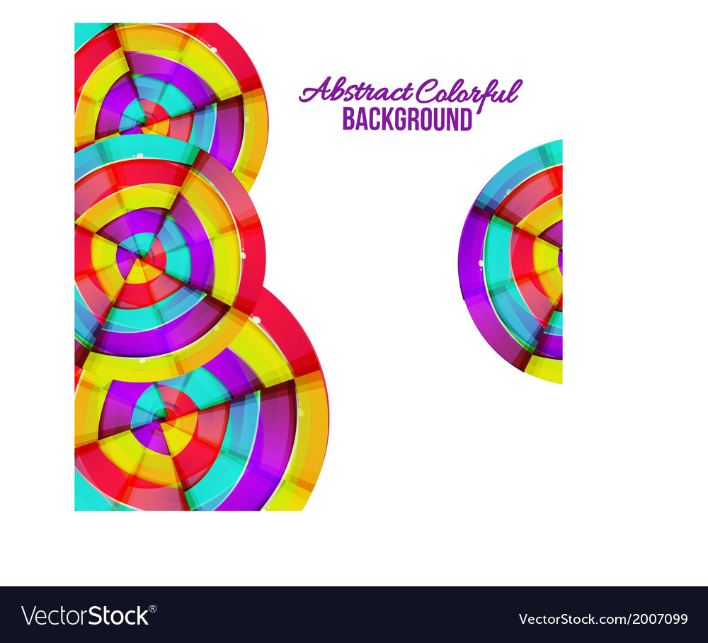 Abstract colorful rainbow curve background design