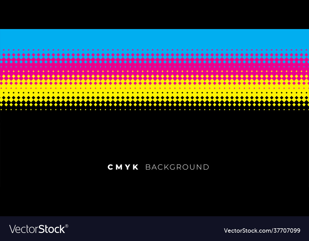 Cmyk Halftone Background Pattern
