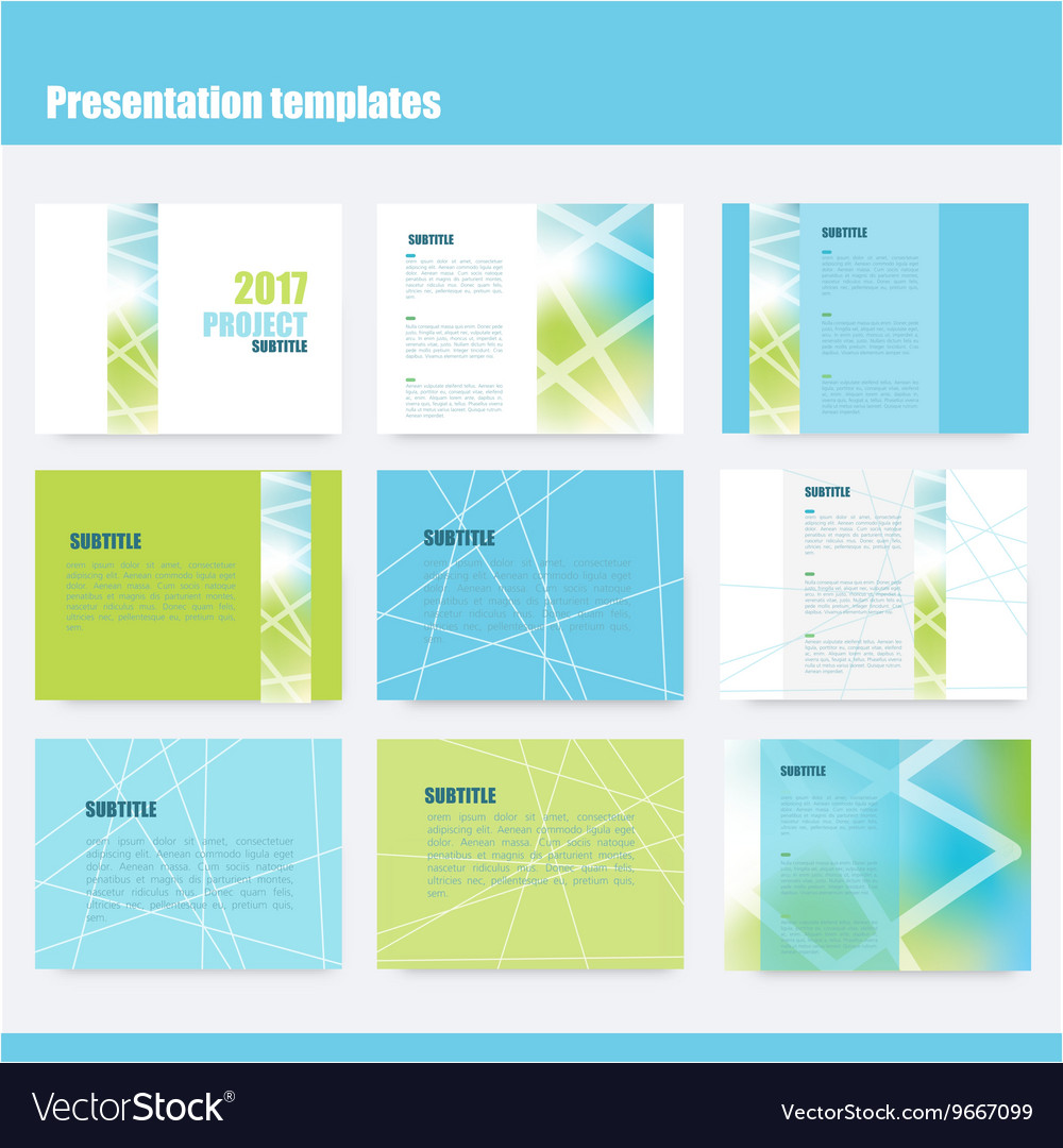 Presentation templates