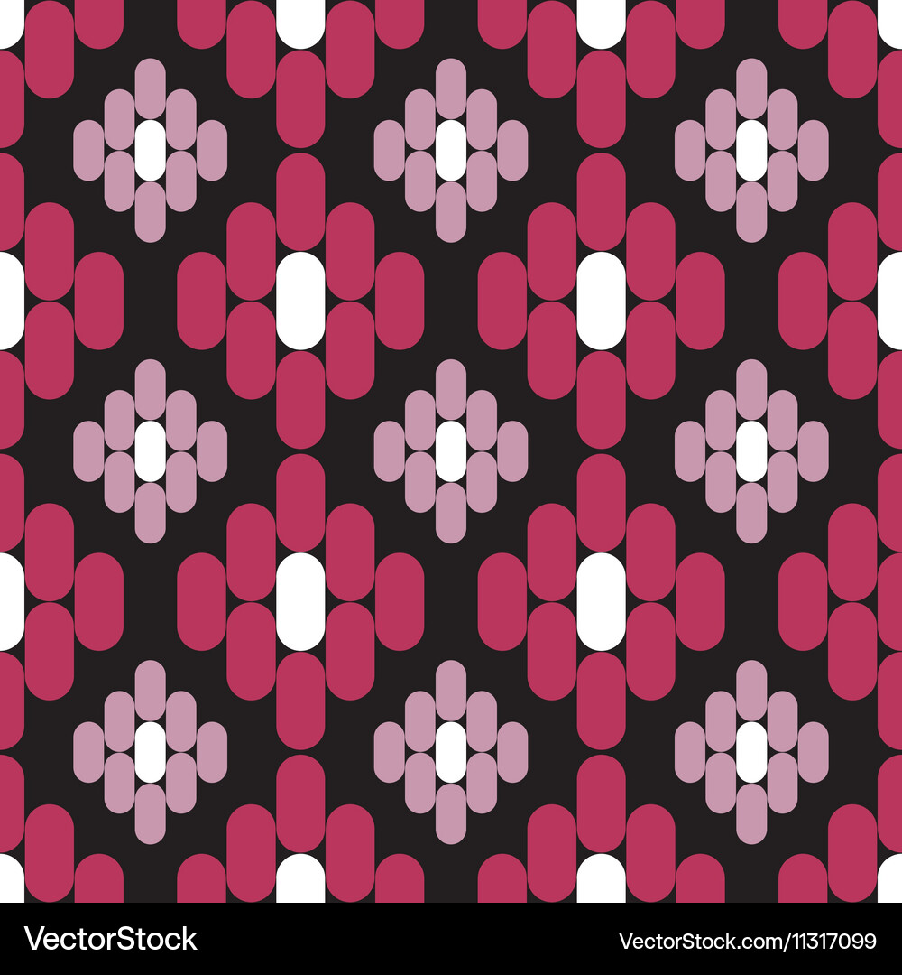 Seamless ornament pattern tile Royalty Free Vector Image