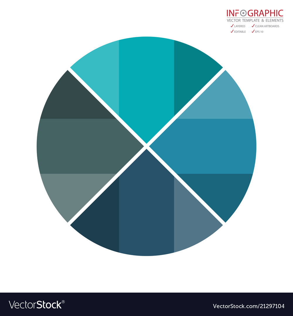 Abstract element infographics 4 option design vector image Abstract element infographics 4 option design