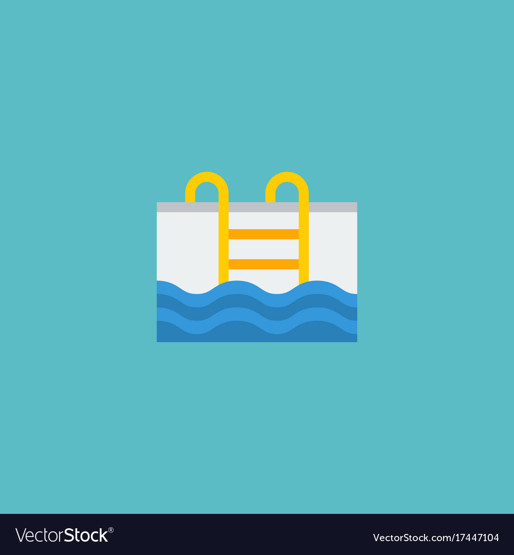 Flat icon pool element