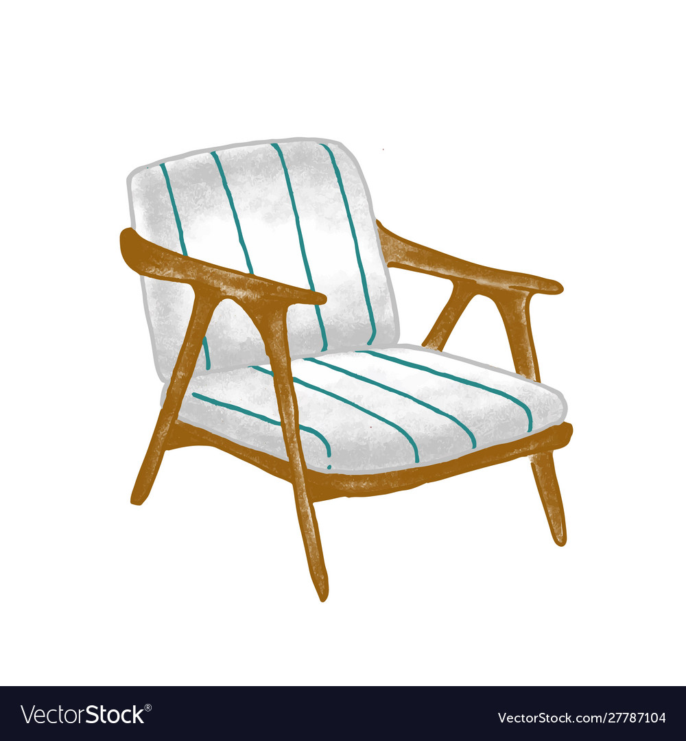 retro armchair