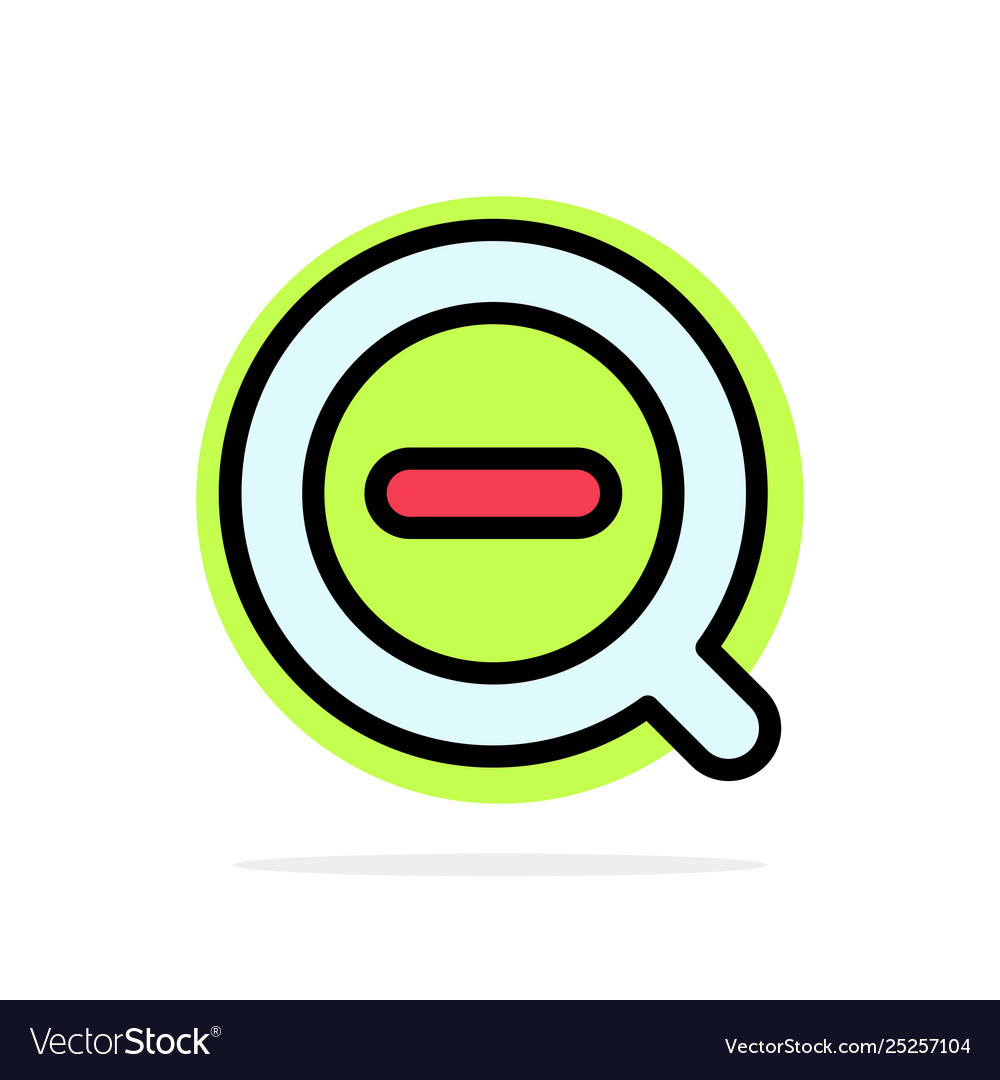 Search less remove delete abstract circle Vector Image Search less remove delete abstract circle