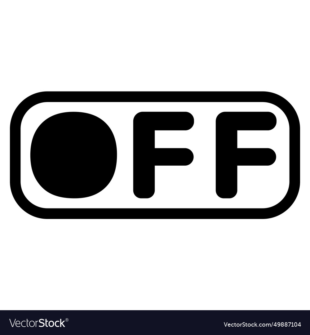 Turn Off Button Icon