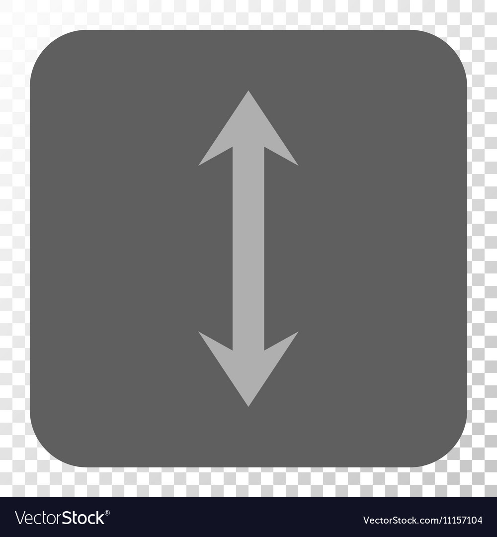 Vertical flip rounded square button