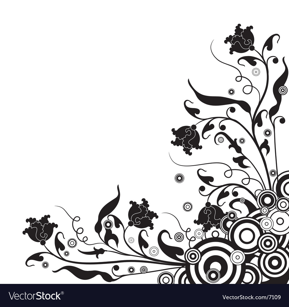 Floral background Royalty Free Vector Image - VectorStock