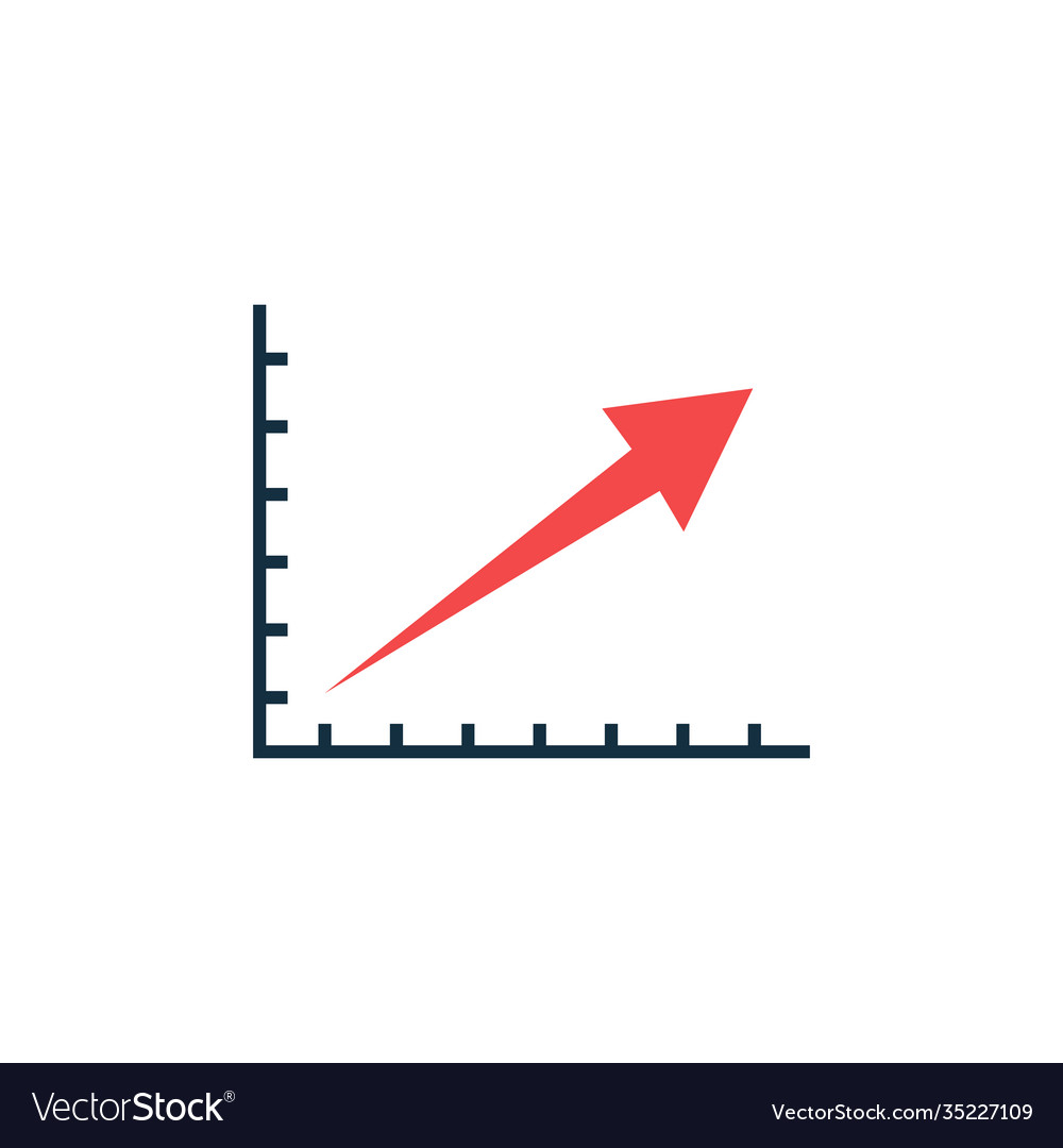 Go graph. Стрелка прогресса. Growth diagram.