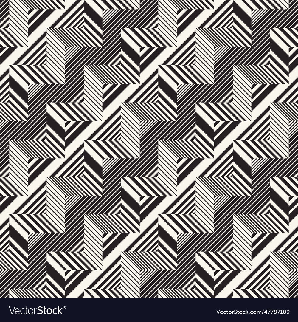 Monochrome moire effect textured zigzag pattern Vector Image Monochrome moire effect textured zigzag pattern