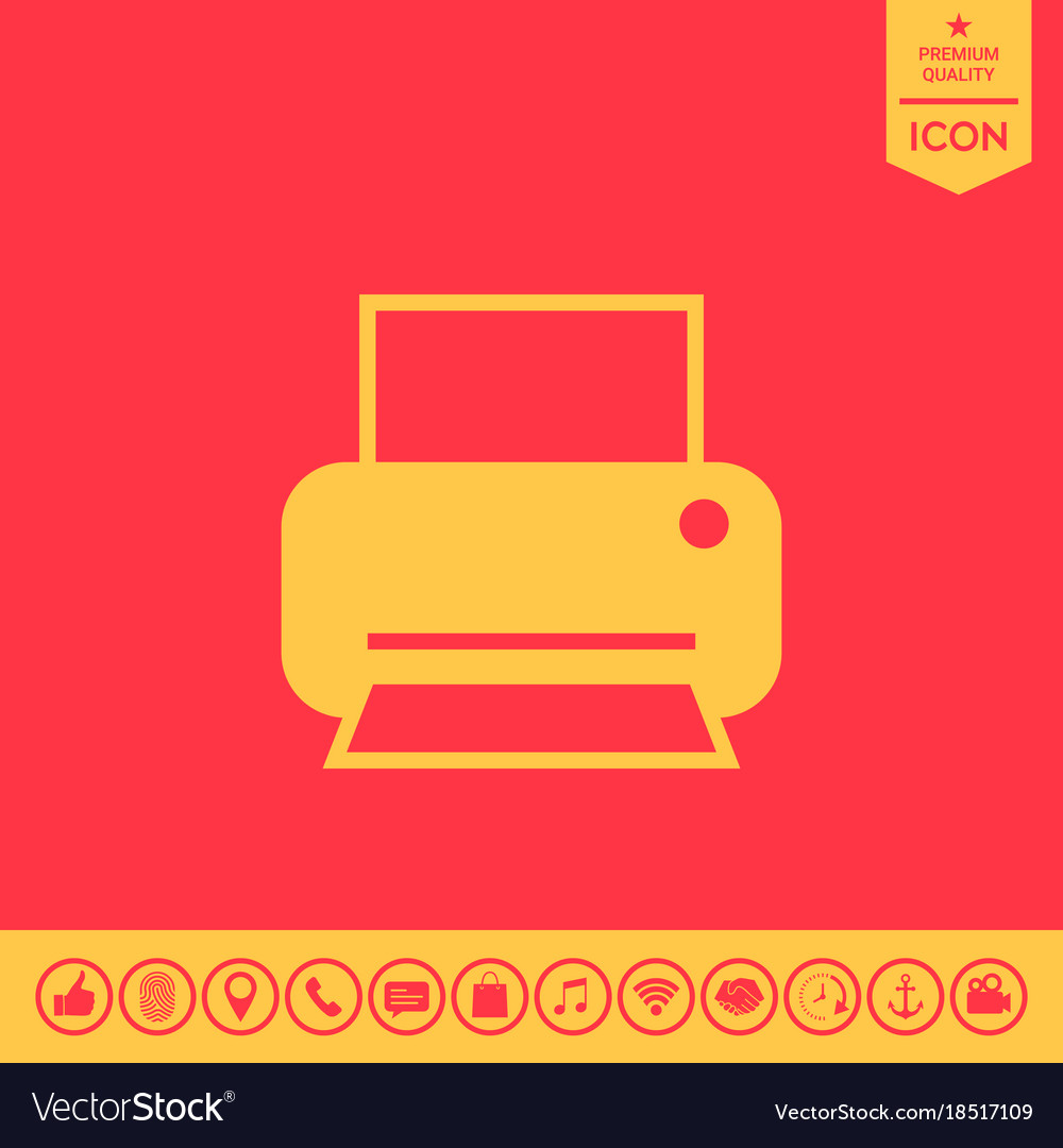 Print icon for web