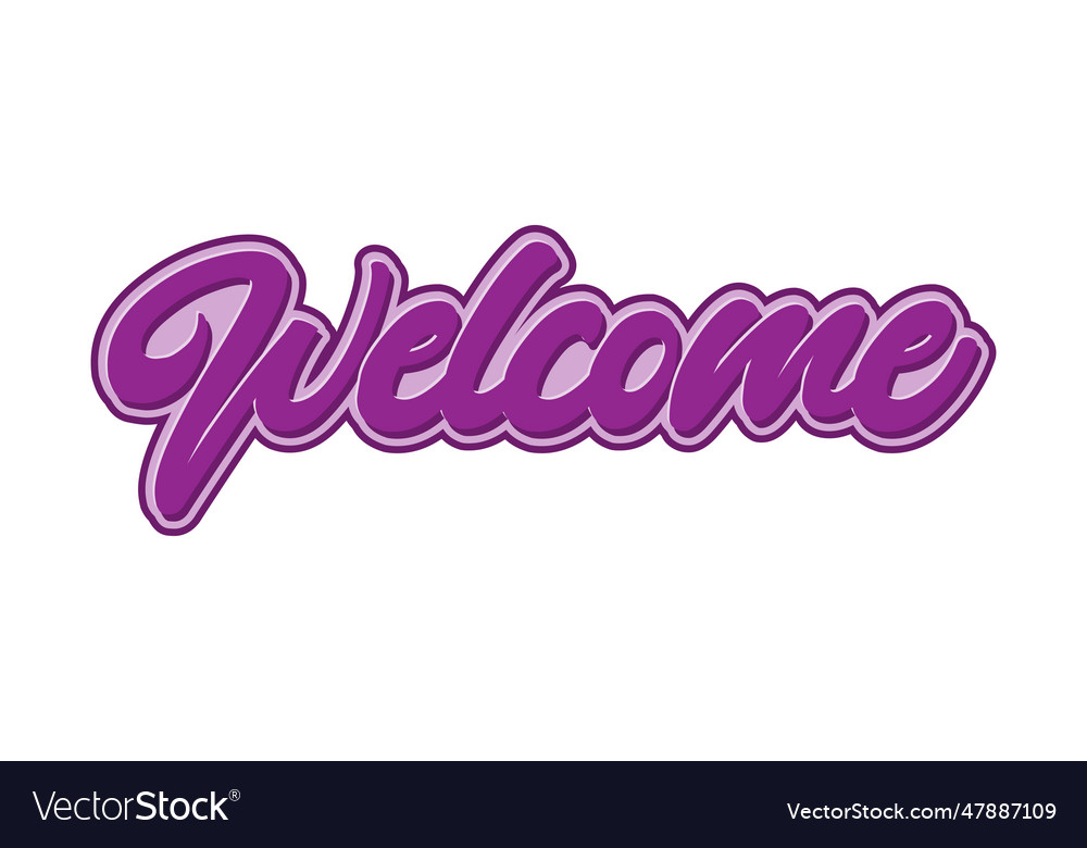 Welcome Royalty Free Vector Image - VectorStock