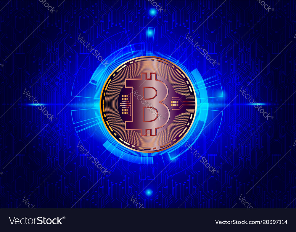 Abstract background of bitcoin digital currency