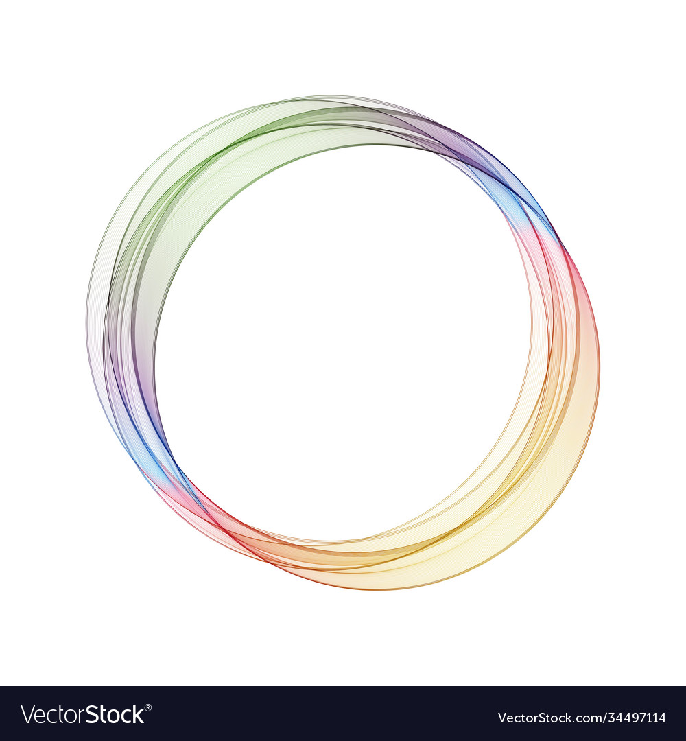 Abstract background with color circle