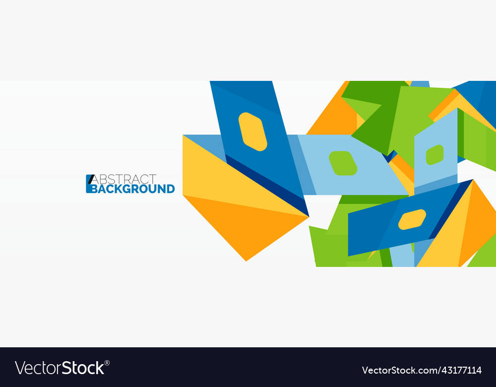 Abstract line and triangle background creative