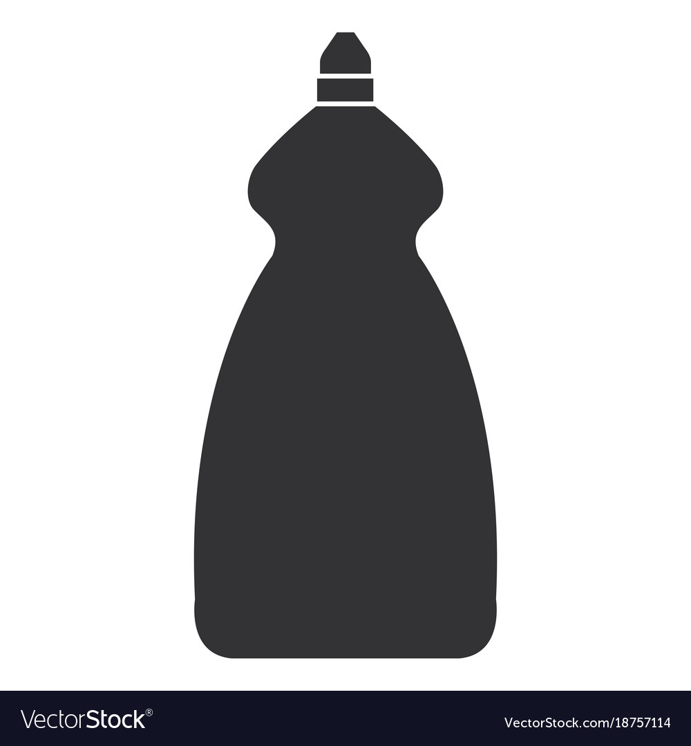 Bottle laundry product icon