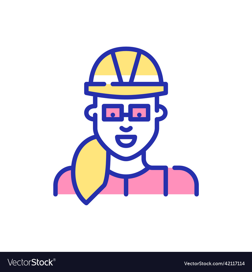 Female construction engineer or manager woman