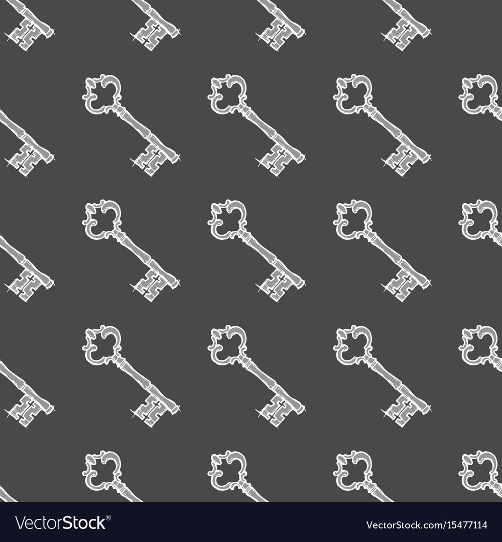 Keys seamless pattern