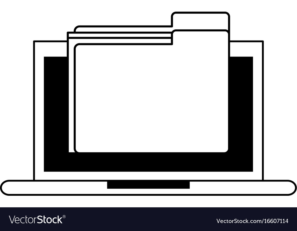 Laptop computer icon image