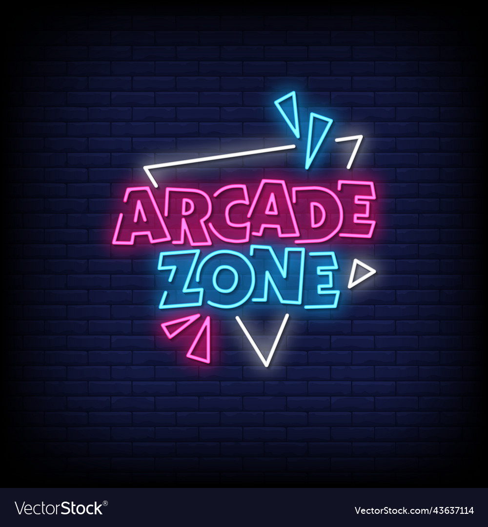Neon Arcade Zone - Retro Style