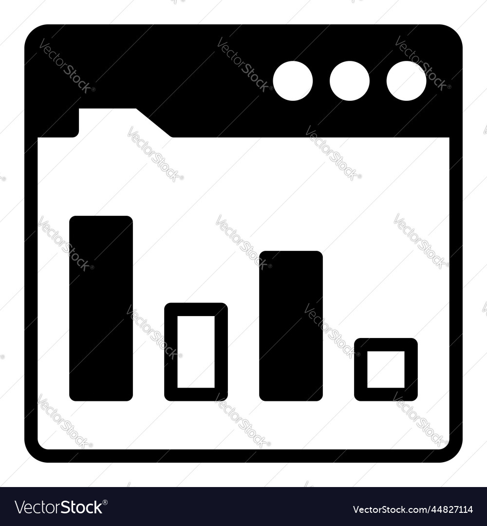 Progress report icon user interface as a simple Vector Image