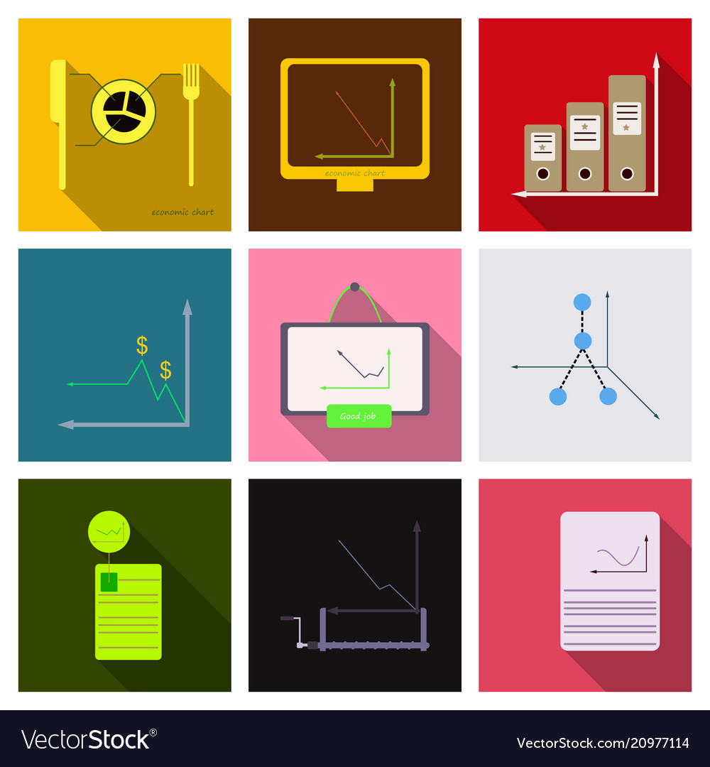 Set of finance and banking icons simple elements