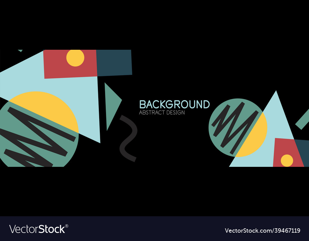 Abstract background blocks lines triangles