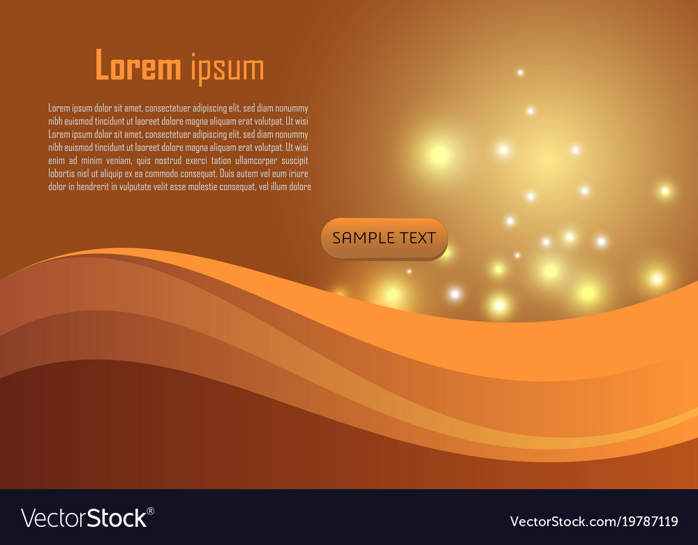 Abstract background with orange wave