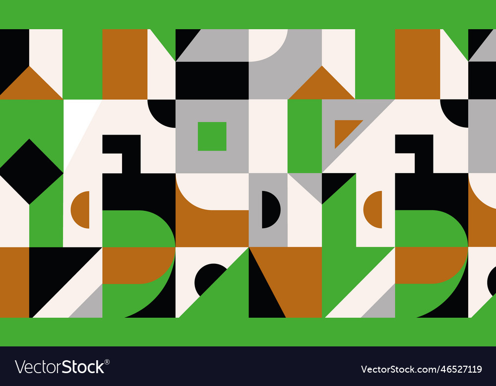 Abstract geometric pattern background vector image Abstract geometric pattern background