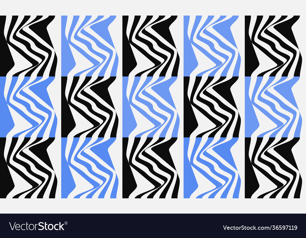 Abstract repetitive pattern design vector image Abstract repetitive pattern design